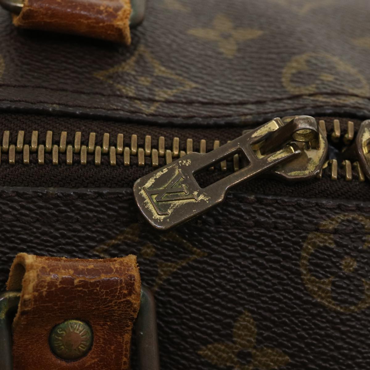LOUIS VUITTON Monogram Keepall Bandouliere 45 Boston Bag M41418 LV 37085