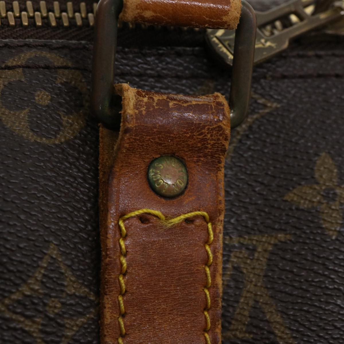 LOUIS VUITTON Monogram Keepall Bandouliere 45 Boston Bag M41418 LV 37085