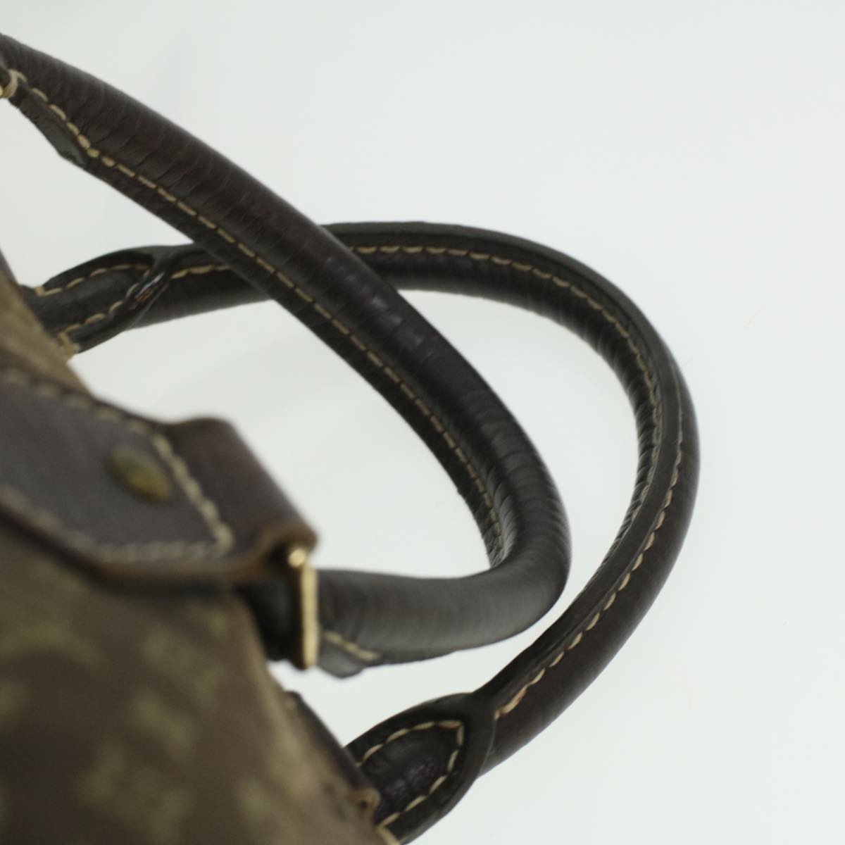 LOUIS VUITTON Monogram Mini Lin Speedy 30 Hand Bag Ebene M95224 LV 37104