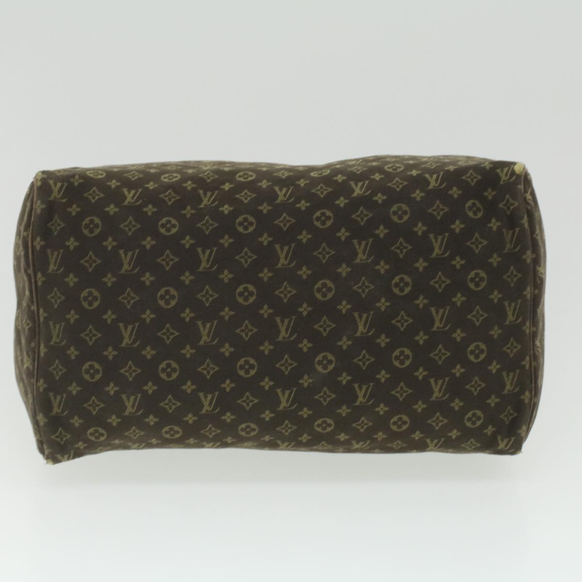 LOUIS VUITTON Monogram Mini Lin Speedy 30 Hand Bag Ebene M95224 LV 37104