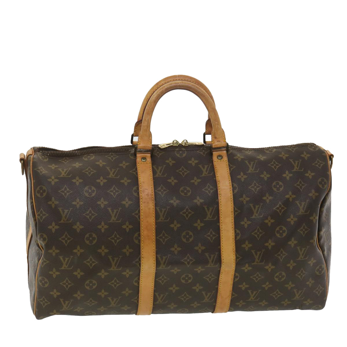LOUIS VUITTON Monogram Keepall Bandouliere 50 Boston Bag M41416 LV 37141