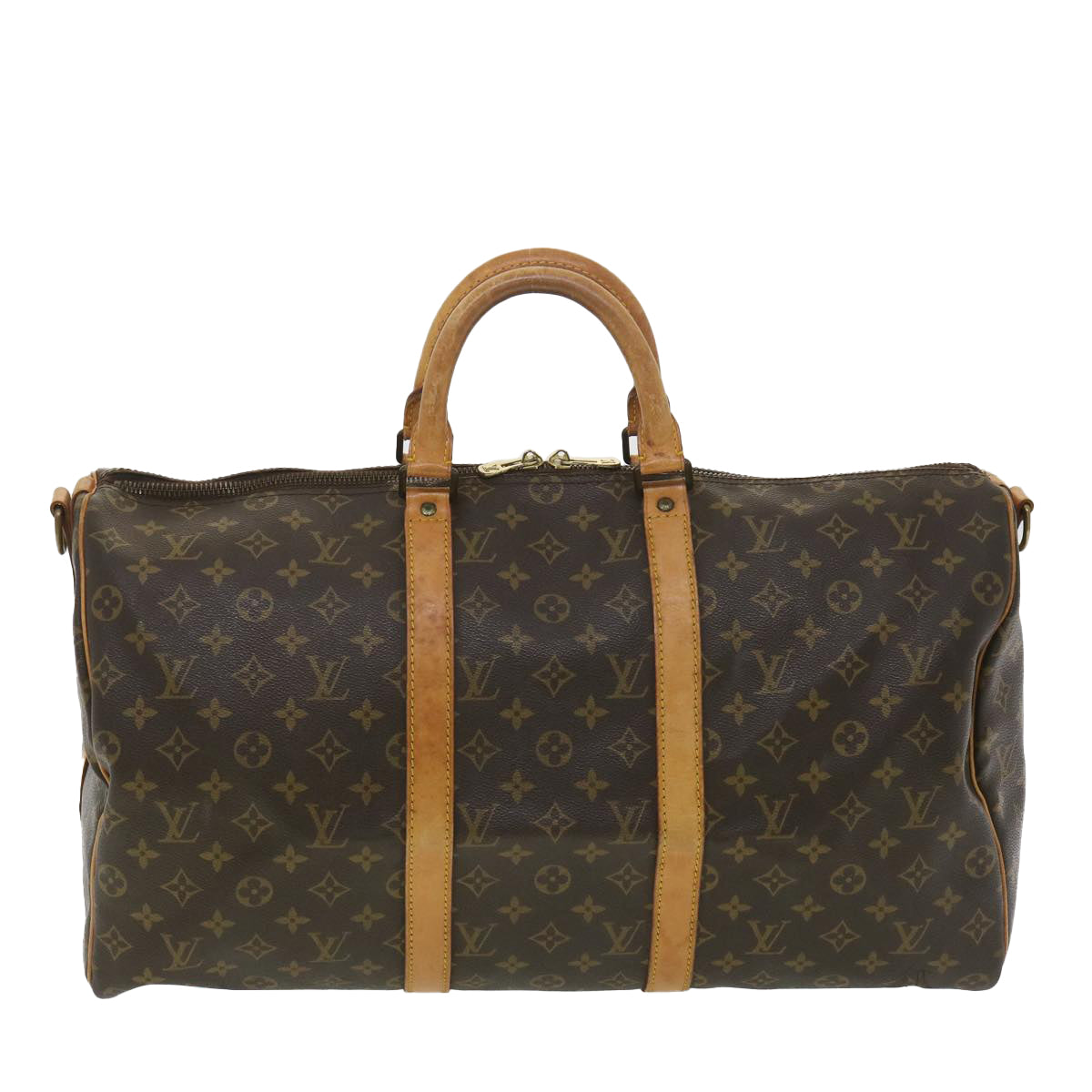 LOUIS VUITTON Monogram Keepall Bandouliere 50 Boston Bag M41416 LV 37141