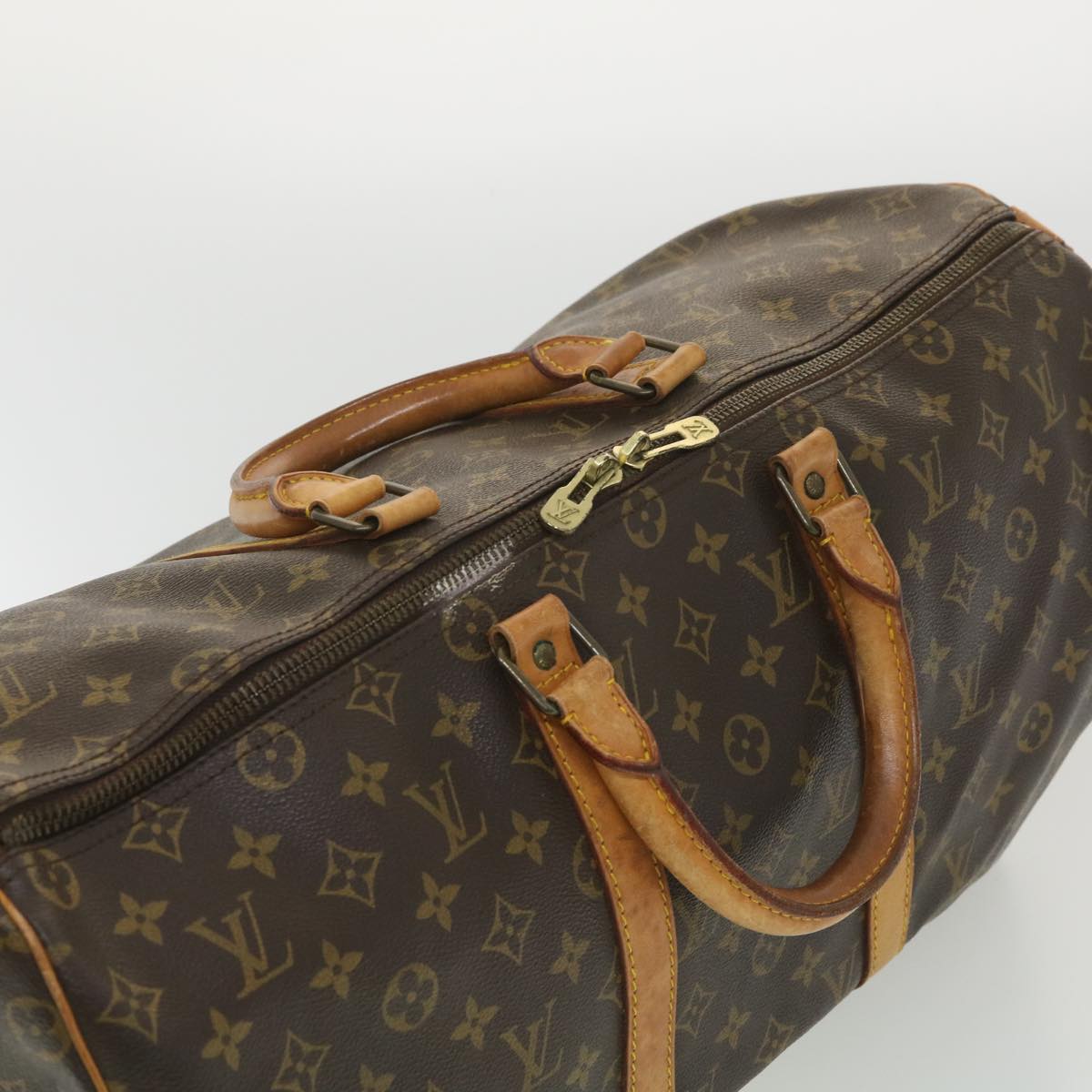 LOUIS VUITTON Monogram Keepall Bandouliere 50 Boston Bag M41416 LV 37141