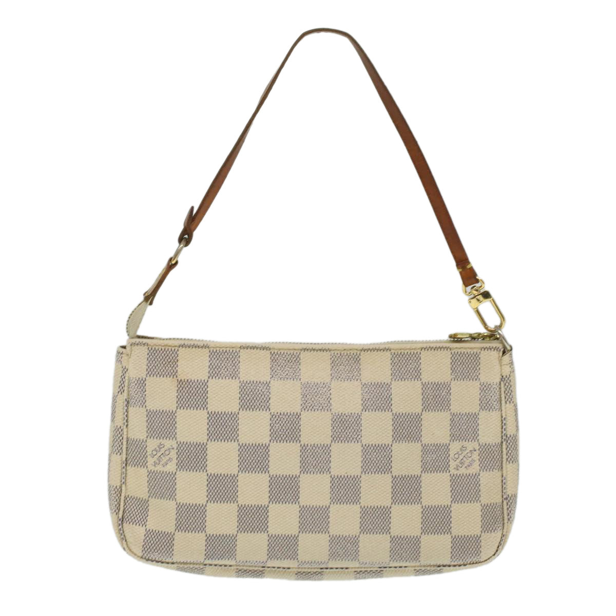 LOUIS VUITTON Damier Azur Pochette Accessoires Pouch N51986 LV 37146