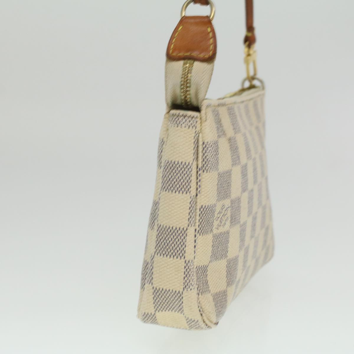LOUIS VUITTON Damier Azur Pochette Accessoires Pouch N51986 LV 37146
