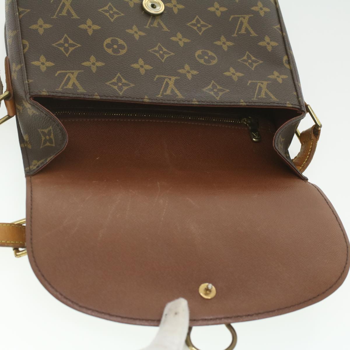 LOUIS VUITTON Monogram Saint Cloud GM Shoulder Bag M51242 LV 37161