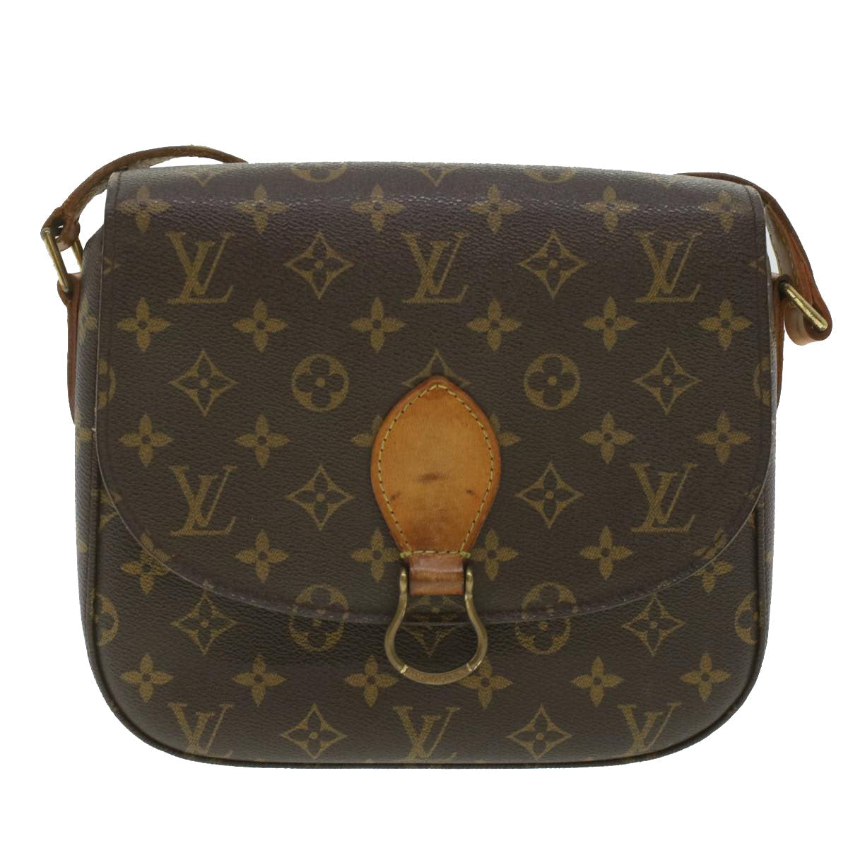 LOUIS VUITTON Monogram Saint Cloud GM Shoulder Bag M51242 LV 37161