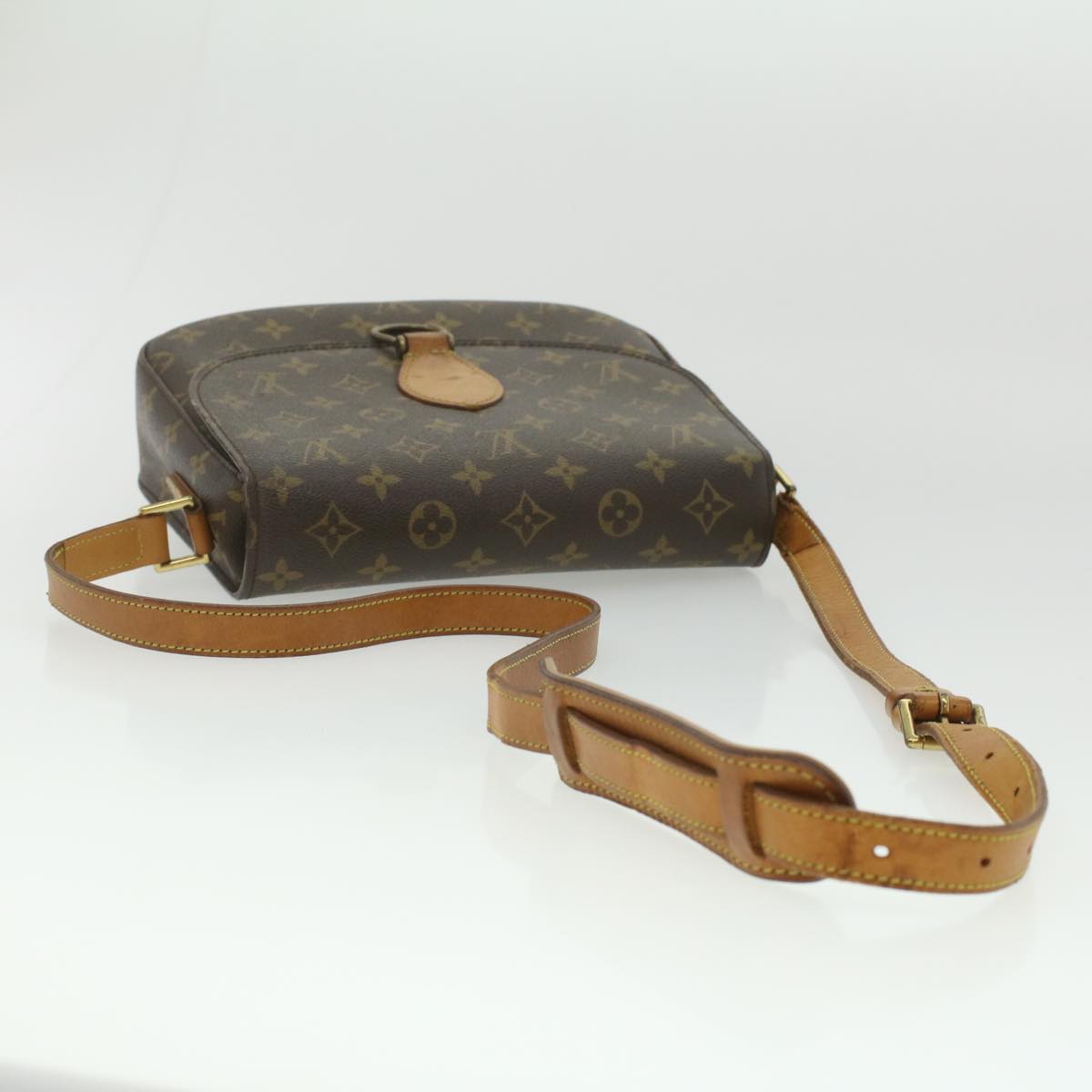 LOUIS VUITTON Monogram Saint Cloud GM Shoulder Bag M51242 LV 37161