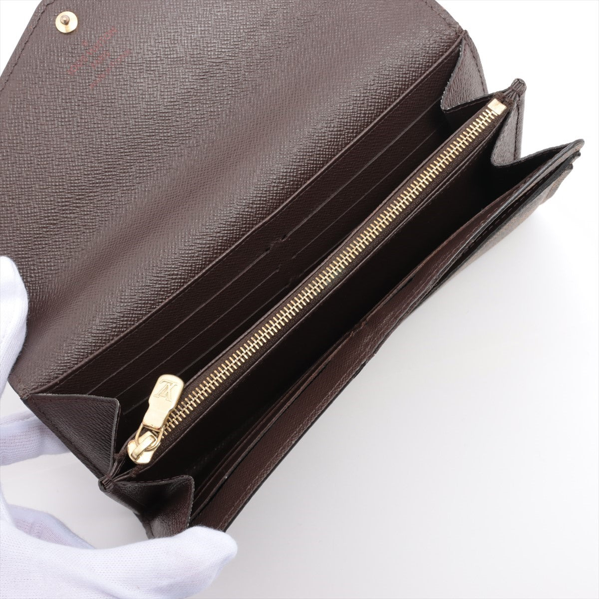 Louis Vuitton Damier Portfoliosara N63209 Brown Wallet