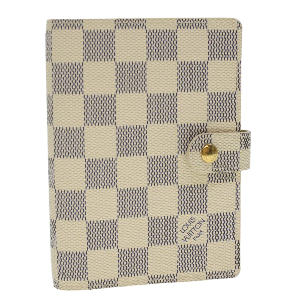 LOUIS VUITTON Damier Azur Agenda PM Day Planner Cover R20706 LV 37224
