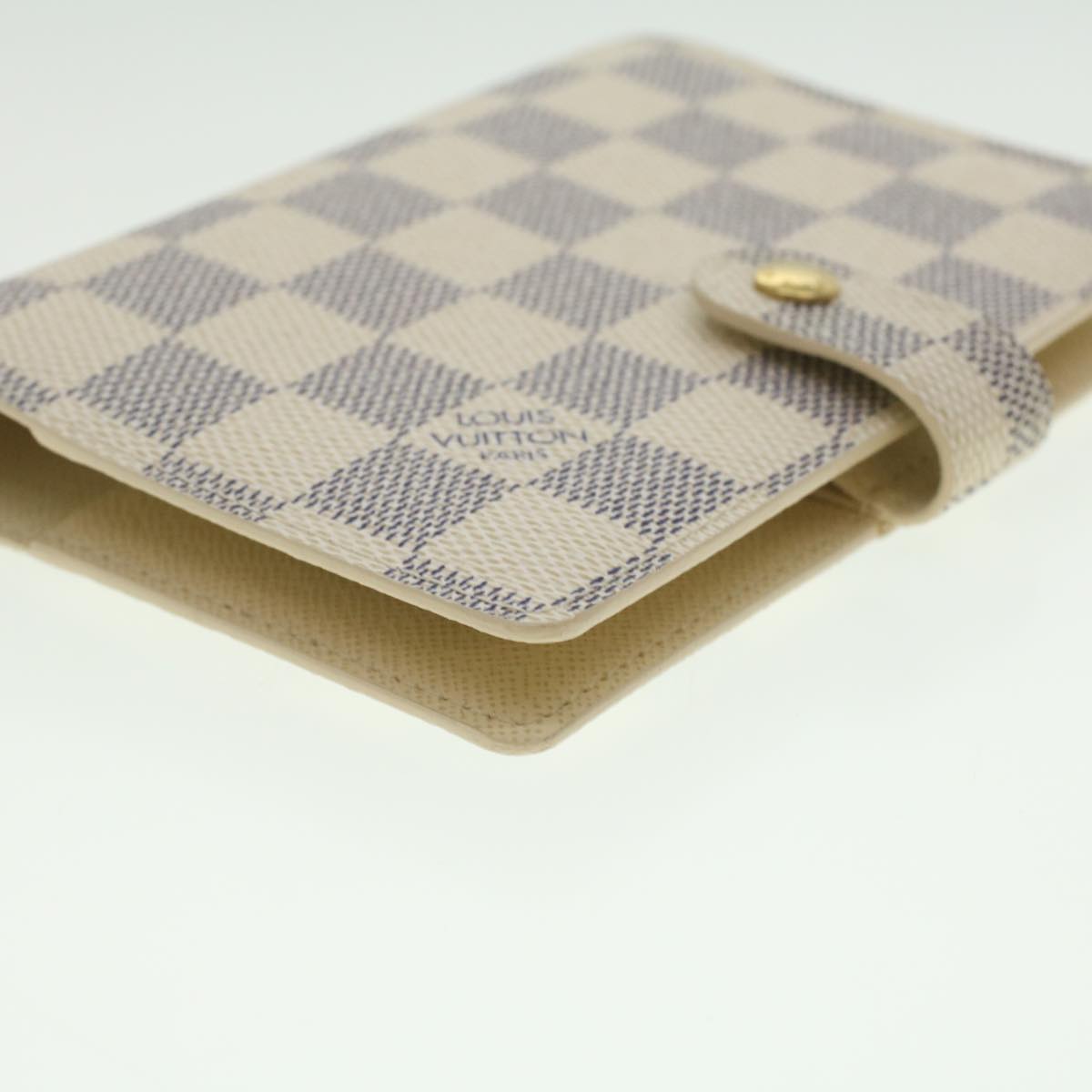 LOUIS VUITTON Damier Azur Agenda PM Day Planner Cover R20706 LV 37224