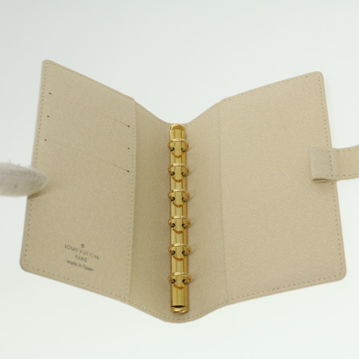 LOUIS VUITTON Damier Azur Agenda PM Day Planner Cover R20706 LV 37224