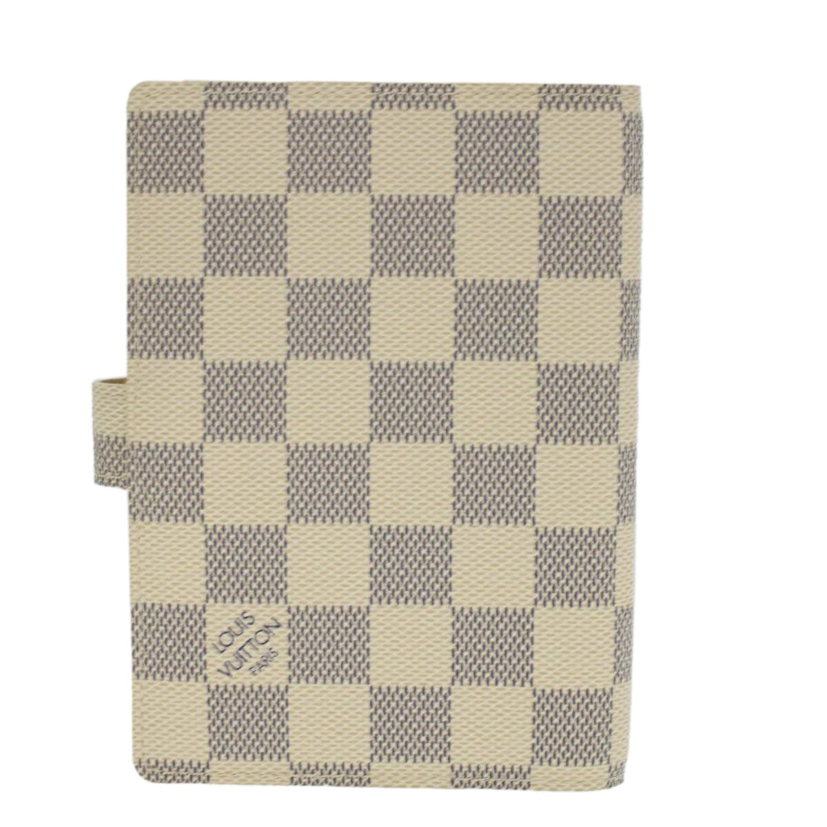 LOUIS VUITTON Damier Azur Agenda PM Day Planner Cover R20706 LV 37224