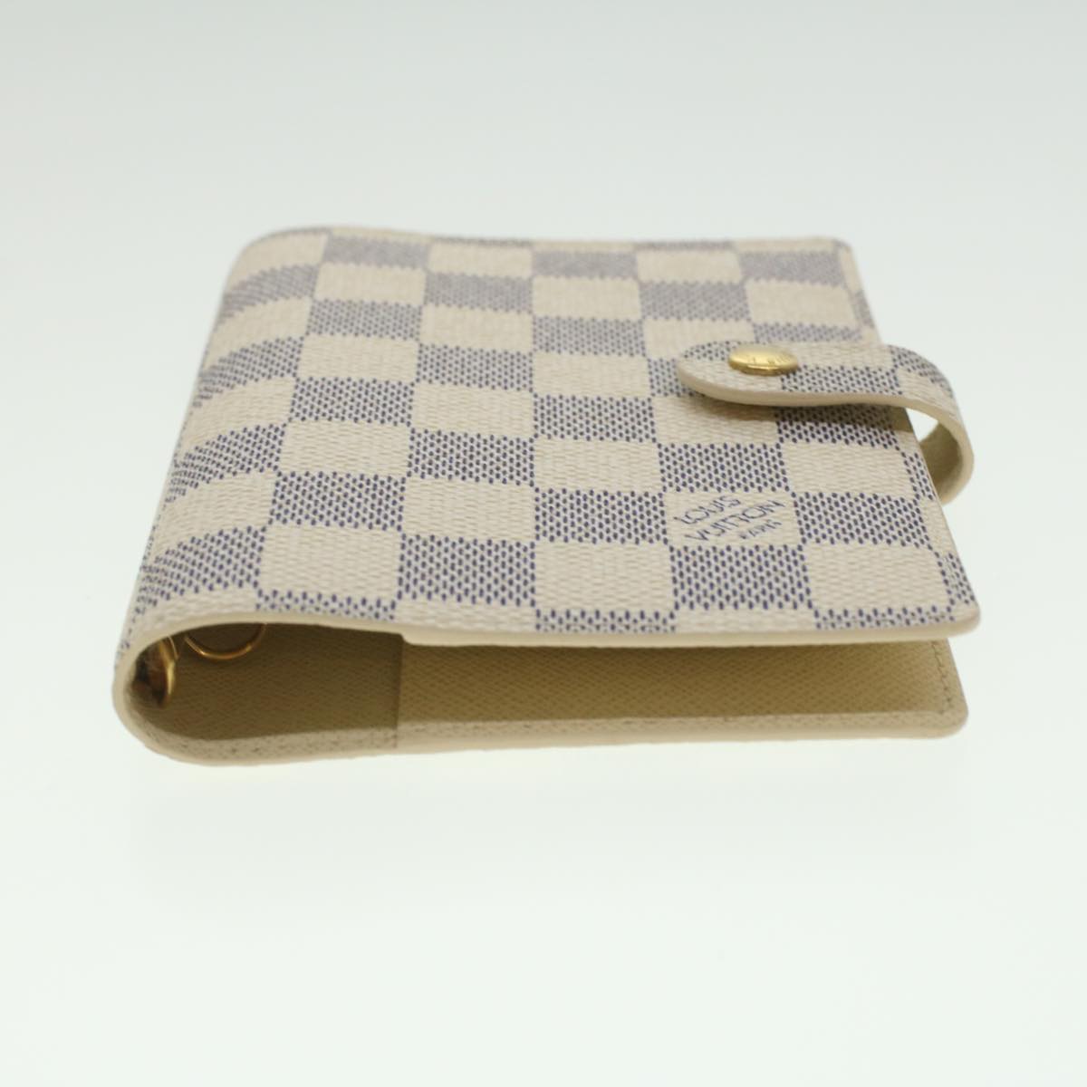 LOUIS VUITTON Damier Azur Agenda PM Day Planner Cover R20706 LV 37224