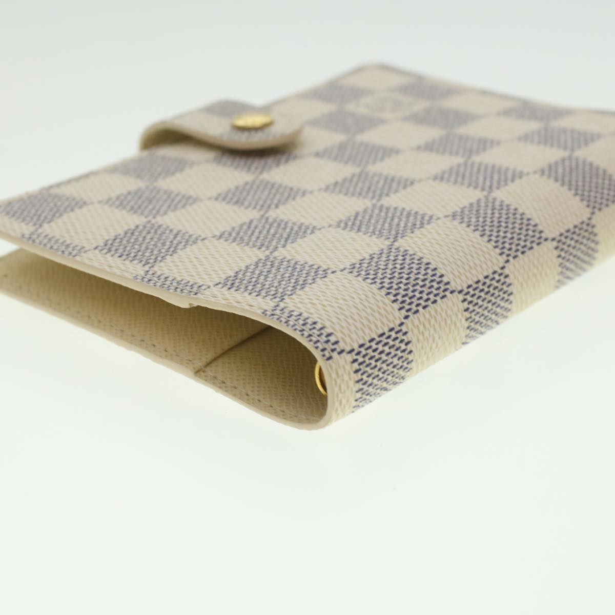 LOUIS VUITTON Damier Azur Agenda PM Day Planner Cover R20706 LV 37224
