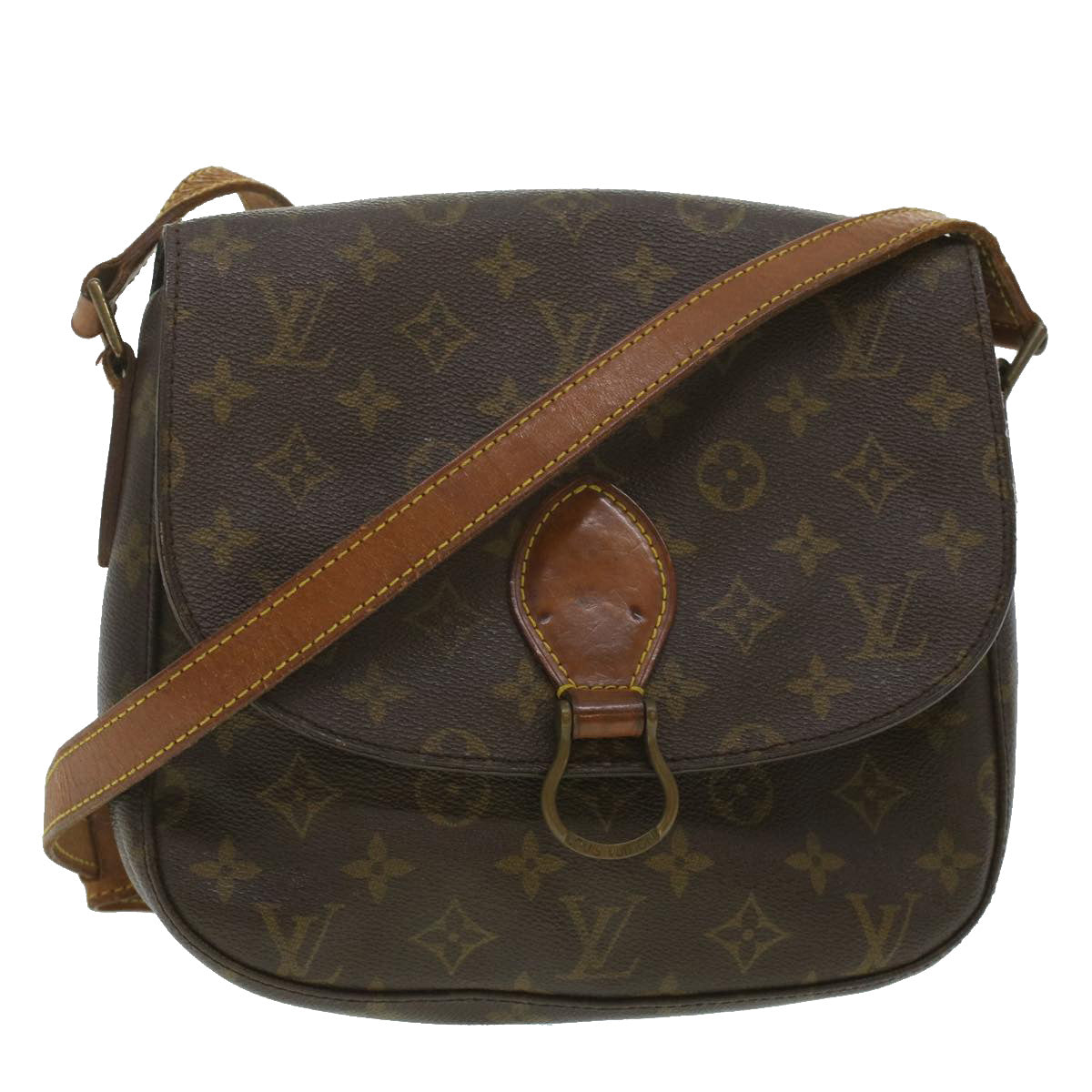 LOUIS VUITTON Monogram Saint Cloud GM Shoulder Bag M51242 LV 37264