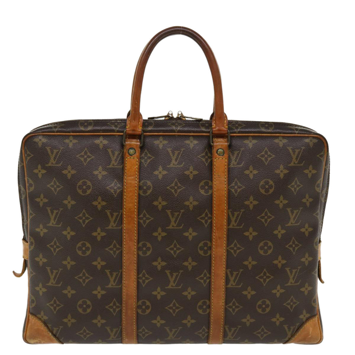 LOUIS VUITTON Monogram Porte Documents Voyage Business Bag M52005 LV 37316