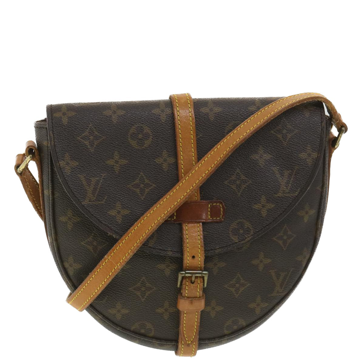 LOUIS VUITTON Monogram Chantilly MM Shoulder Bag M51233 LV 37322