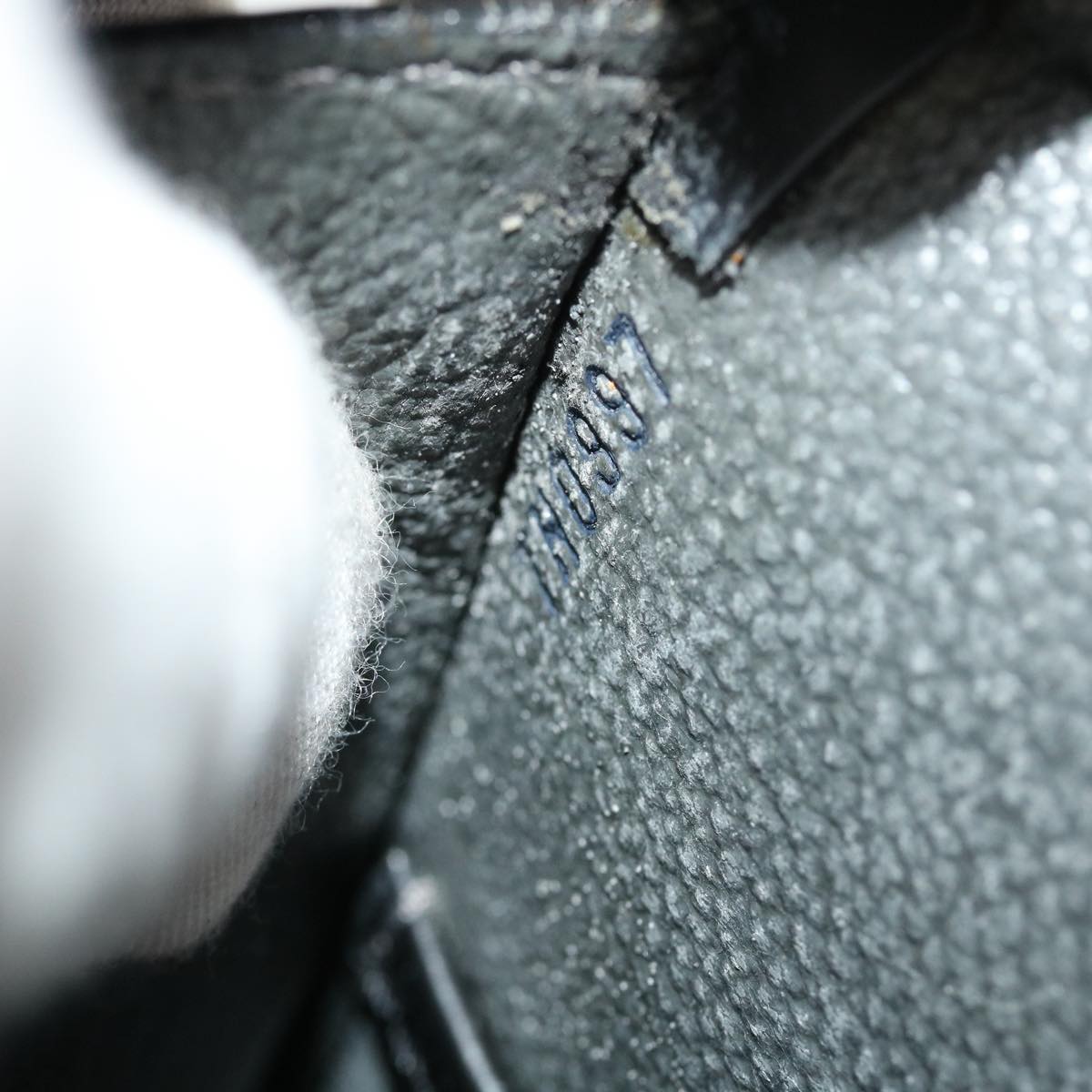 LOUIS VUITTON Epi Riviera Hand Bag Noir M48182 LV 37332
