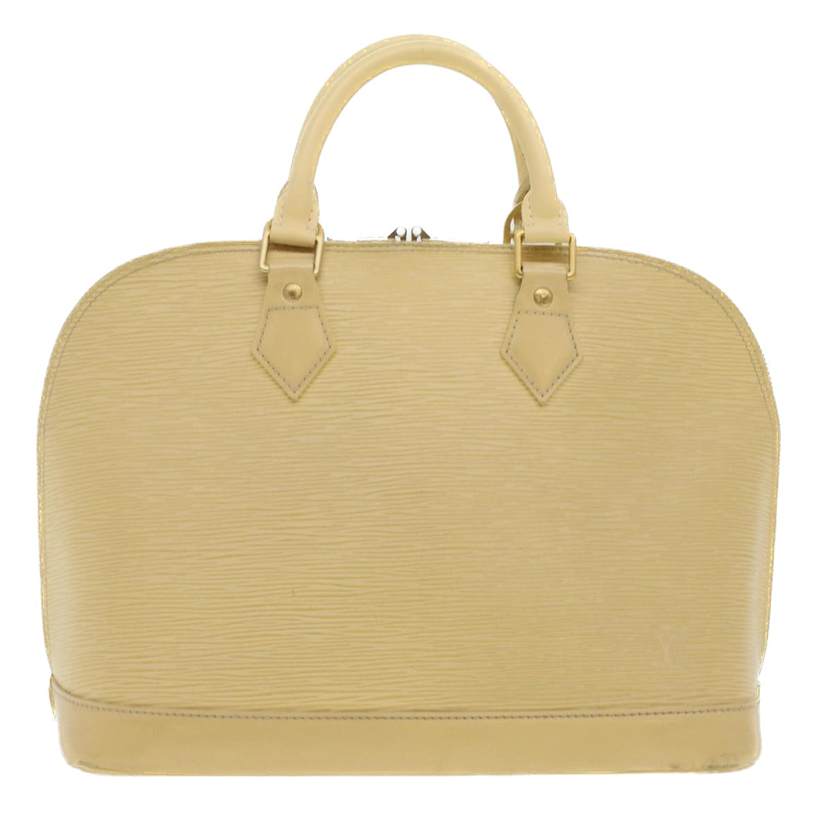 LOUIS VUITTON Epi Alma Hand Bag White Vanilla M5214A LV 37386