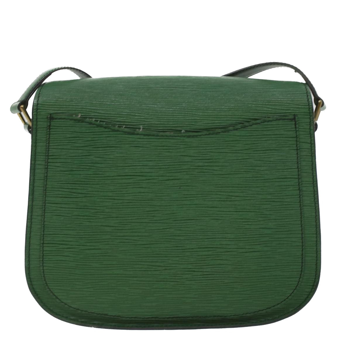 LOUIS VUITTON Epi Saint Cloud GM Shoulder Bag Green L568 LV 37396
