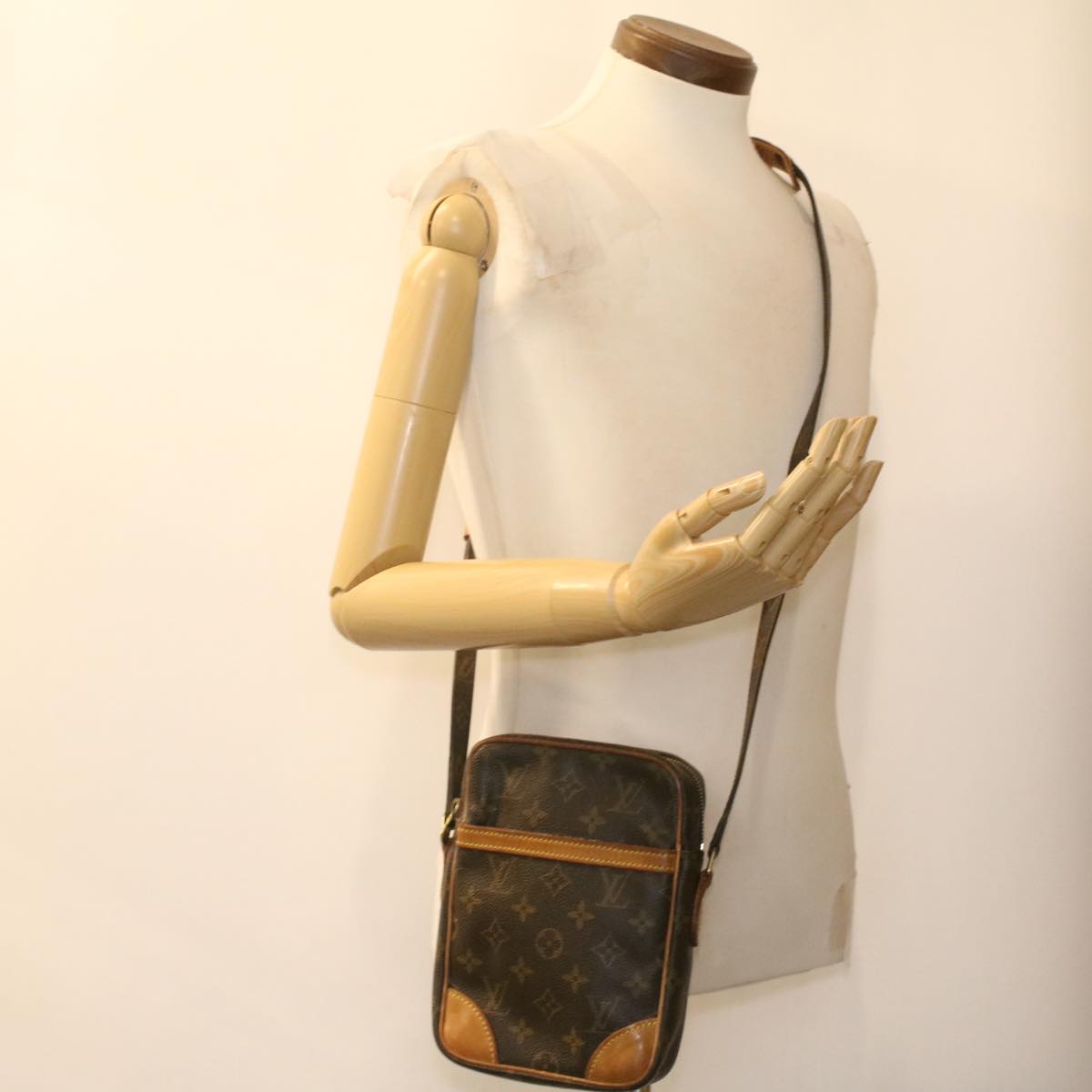 LOUIS VUITTON Monogram Danube Shoulder Bag M45266 LV 37413