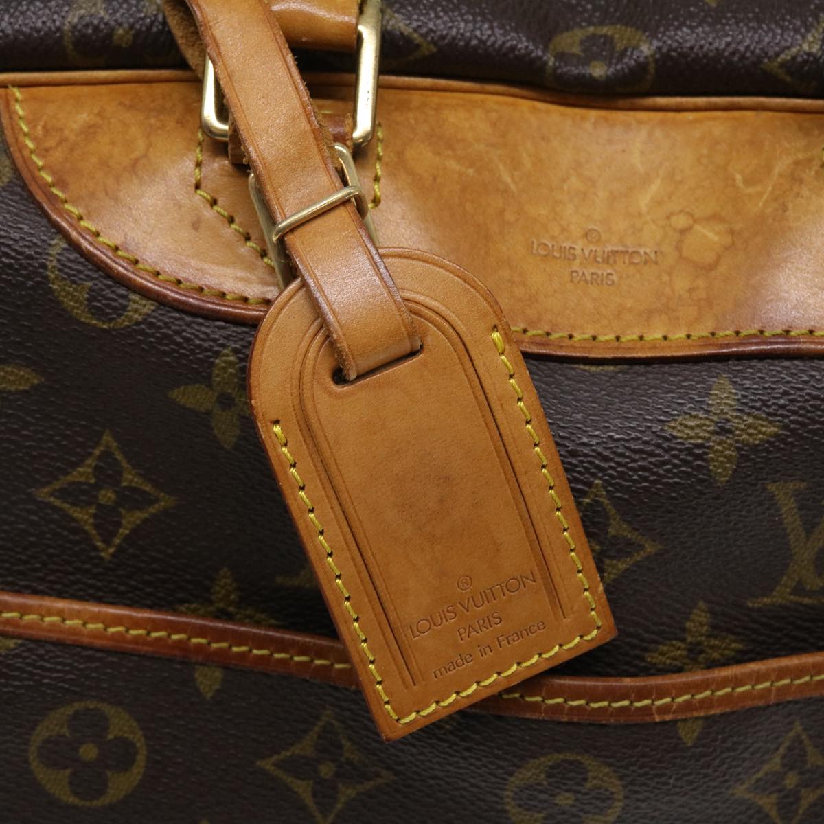 LOUIS VUITTON Monogram Deauville Hand Bag M47270 LV 37431