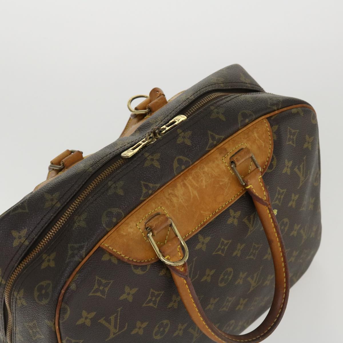 LOUIS VUITTON Monogram Deauville Hand Bag M47270 LV 37431
