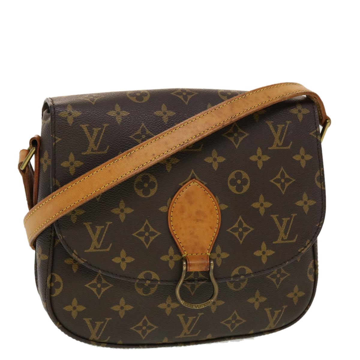 LOUIS VUITTON Monogram Saint Cloud GM Shoulder Bag M51242 LV 37463