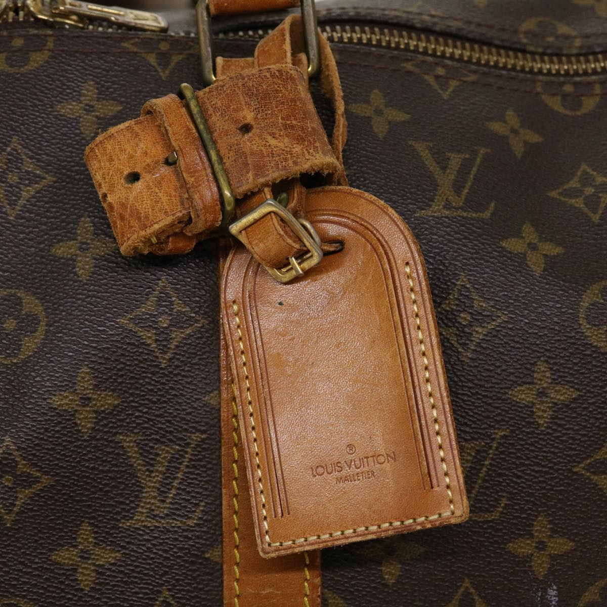 LOUIS VUITTON Monogram Keepall Bandouliere 50 Boston Bag M41416 LV 37474