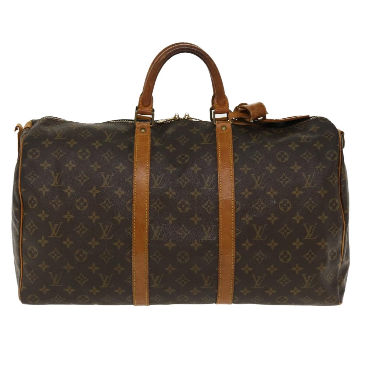 LOUIS VUITTON Monogram Keepall Bandouliere 50 Boston Bag M41416 LV 37474