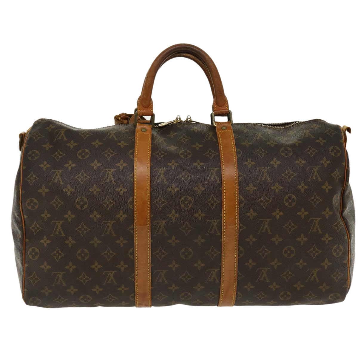 LOUIS VUITTON Monogram Keepall Bandouliere 50 Boston Bag M41416 LV 37474