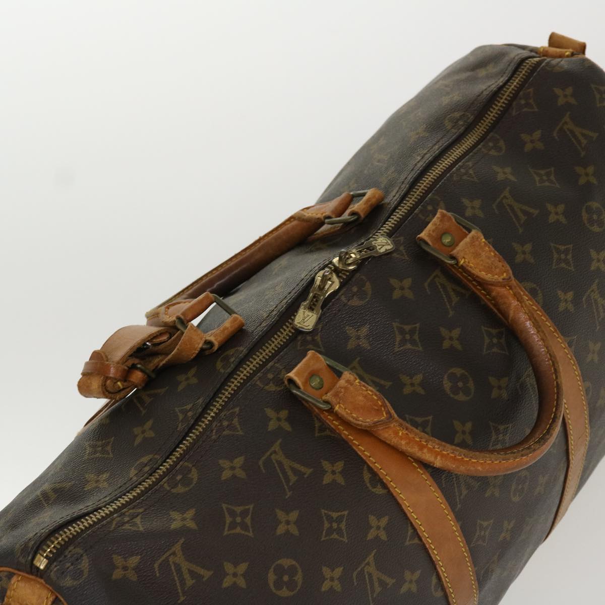 LOUIS VUITTON Monogram Keepall Bandouliere 50 Boston Bag M41416 LV 37474