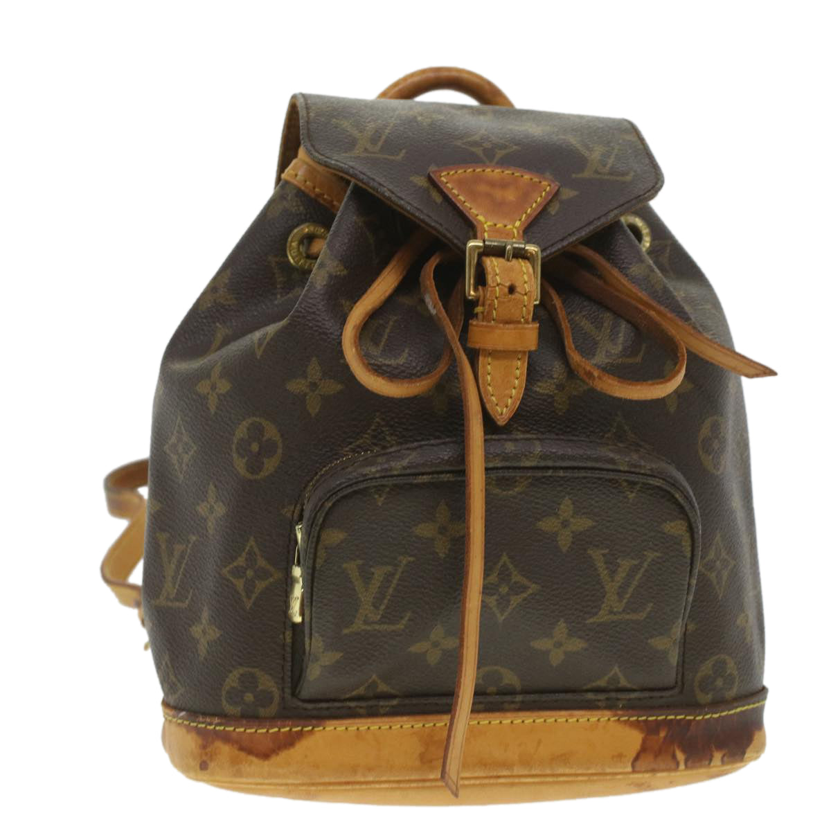 LOUIS VUITTON Monogram Montsouris PM Backpack M51137 LV 37479