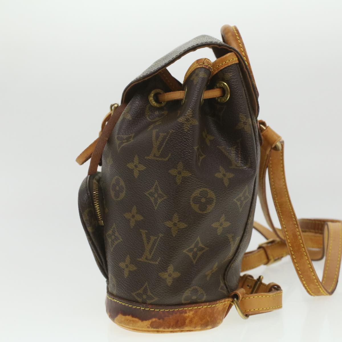 LOUIS VUITTON Monogram Montsouris PM Backpack M51137 LV 37479