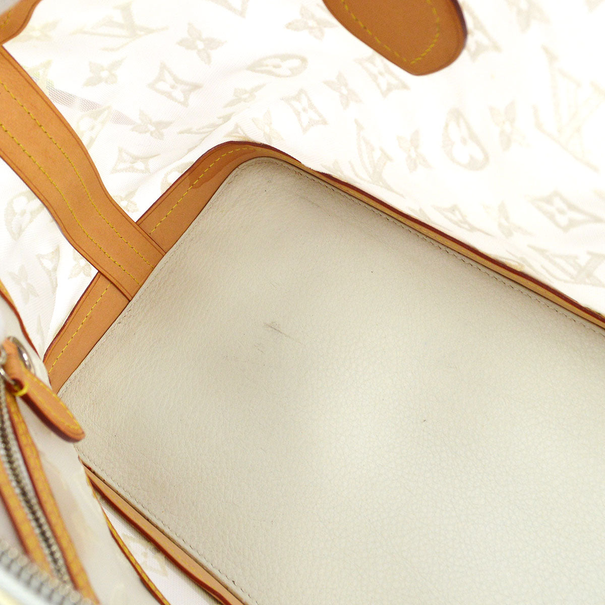 LOUIS VUITTON 2012 LOCKIT EAST WEST MONOGRAM TRANSPARENCE M40701