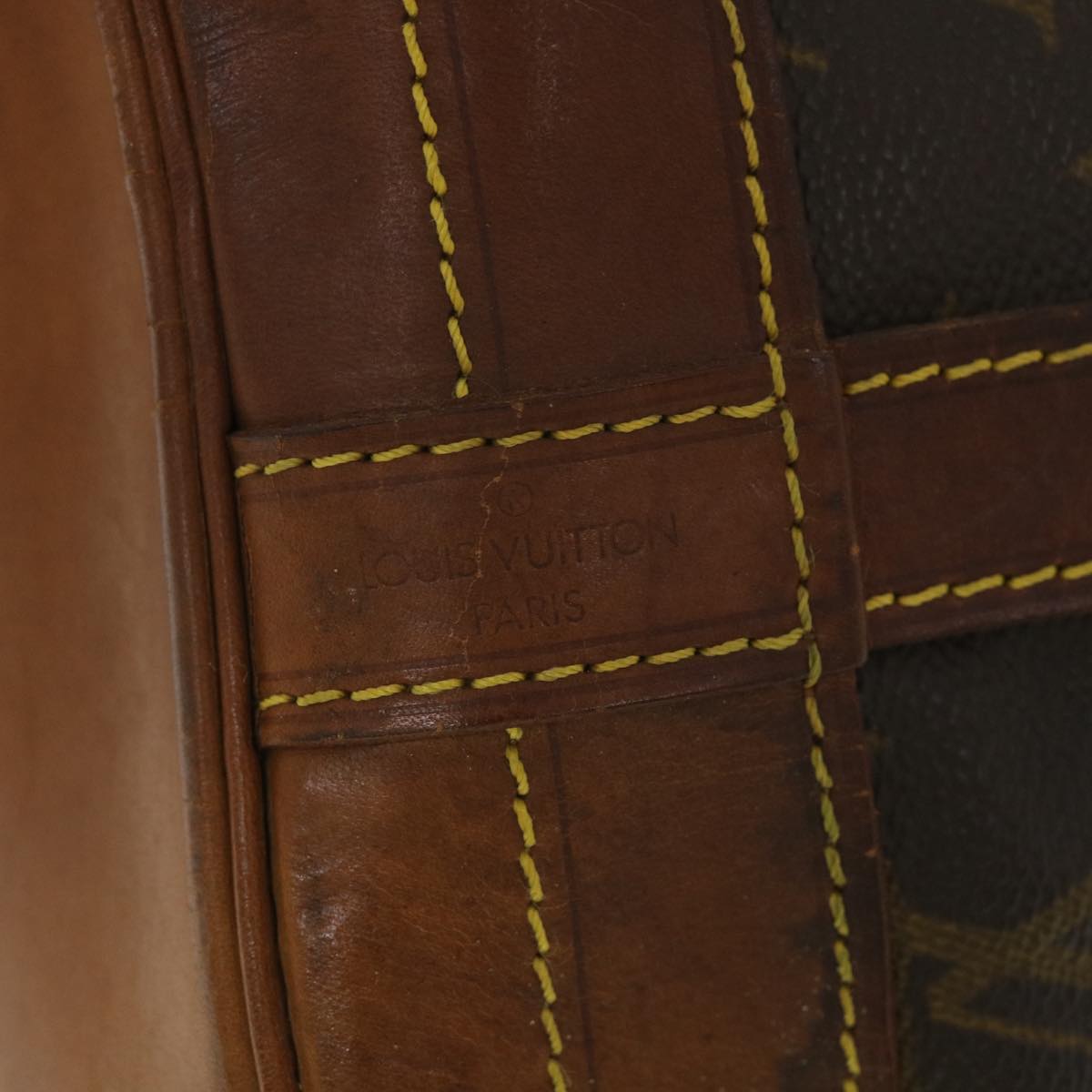 LOUIS VUITTON Monogram Noe Shoulder Bag M42224 LV 37592