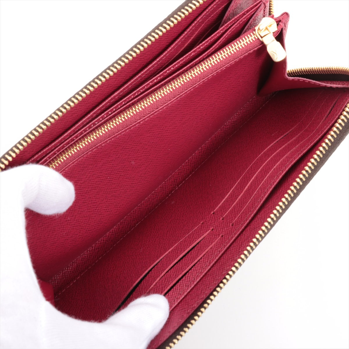 Louis Vuitton Monogram  Wallet M41895 Fushai Round Zip Wallet