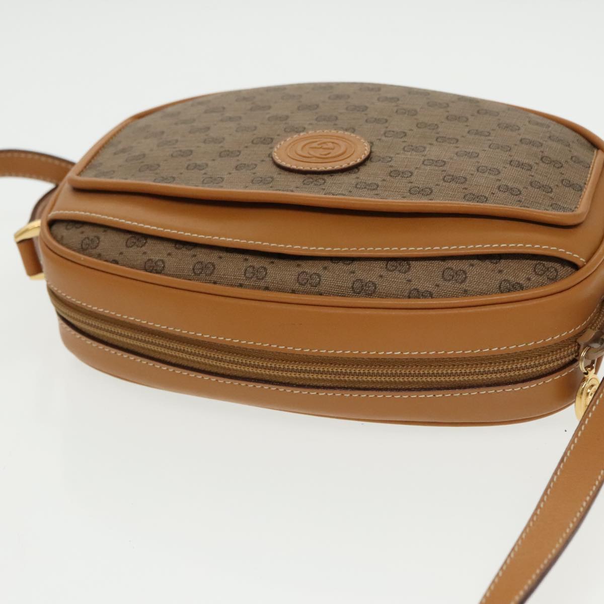 Gucci Micro Small Gg Canvas  Canvas Shoulder Bag