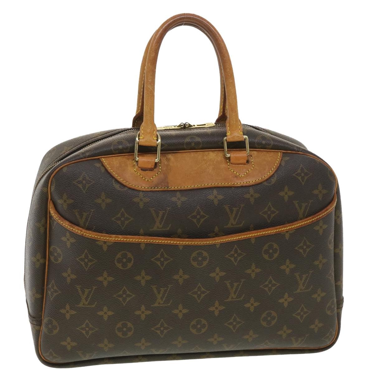 LOUIS VUITTON Monogram Deauville Hand Bag M47270 LV 37605