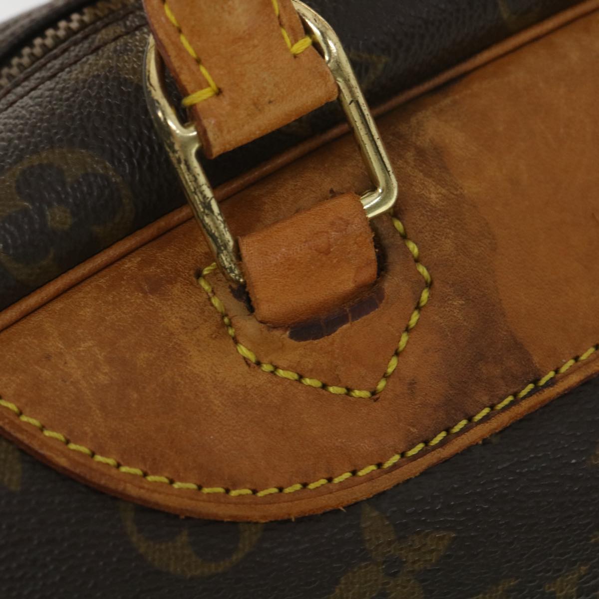 LOUIS VUITTON Monogram Deauville Hand Bag M47270 LV 37605