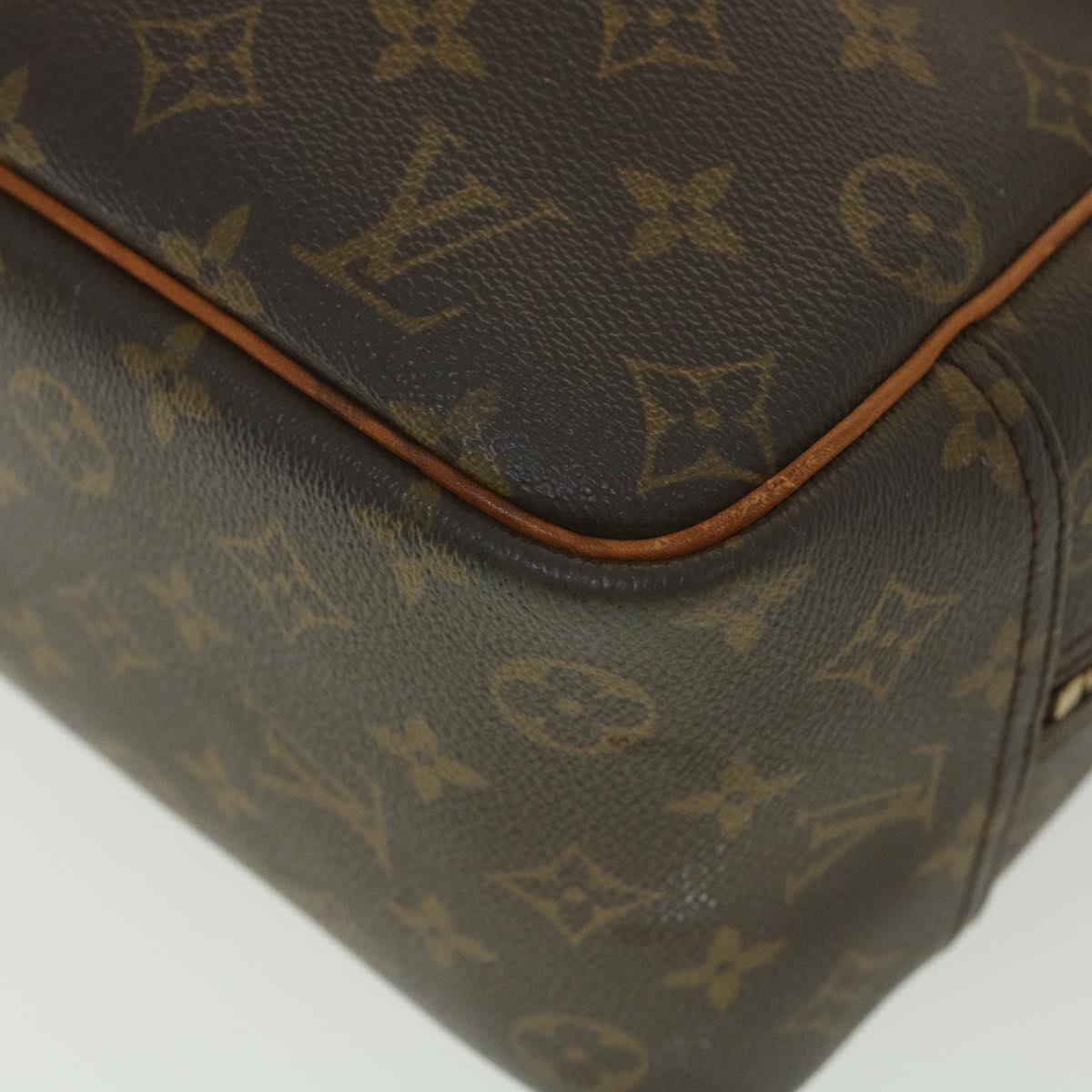 LOUIS VUITTON Monogram Deauville Hand Bag M47270 LV 37605