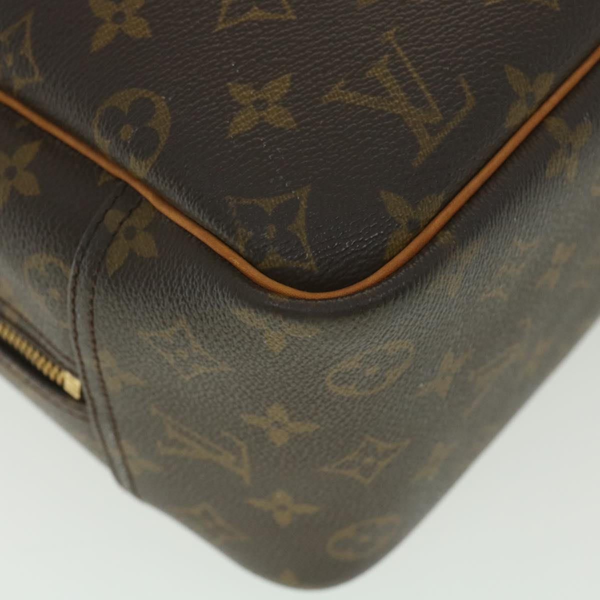 LOUIS VUITTON Monogram Deauville Hand Bag M47270 LV 37605