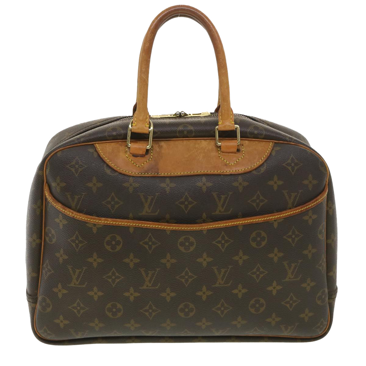 LOUIS VUITTON Monogram Deauville Hand Bag M47270 LV 37605