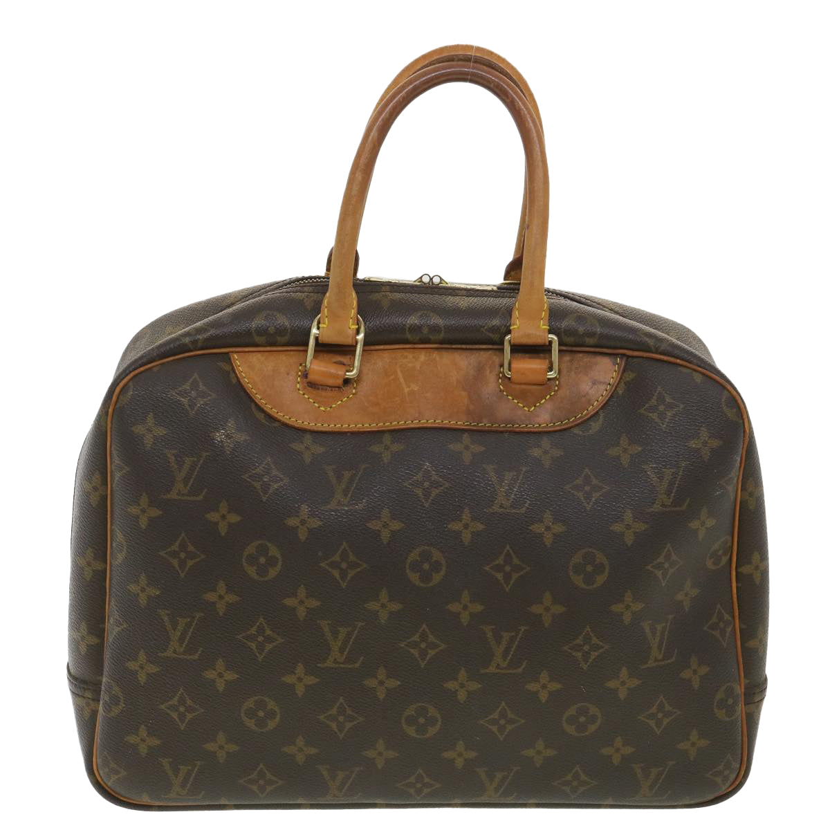 LOUIS VUITTON Monogram Deauville Hand Bag M47270 LV 37605