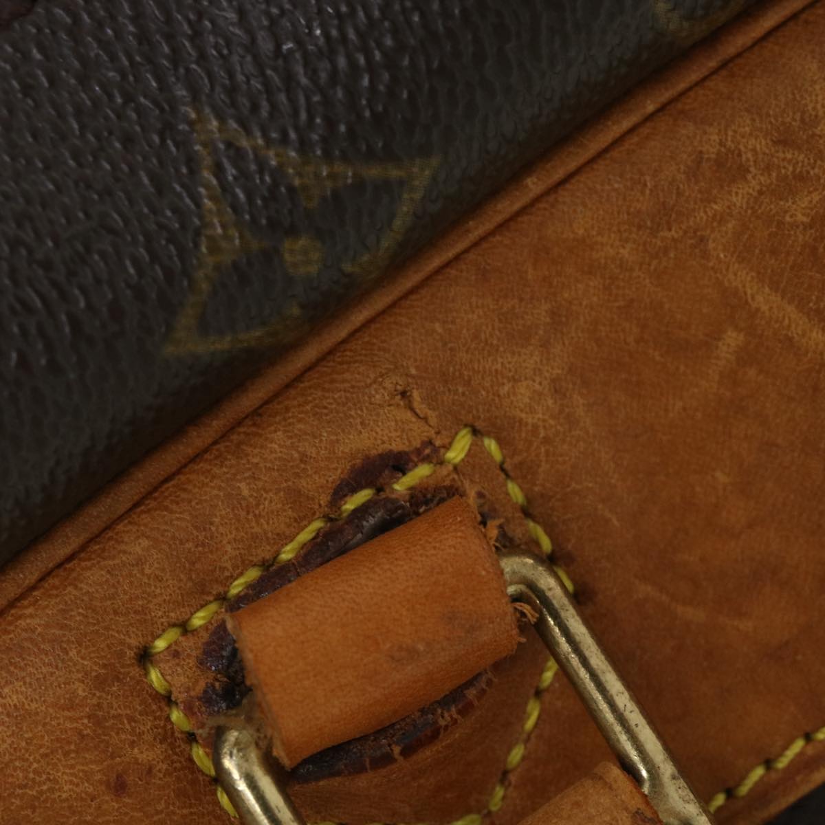 LOUIS VUITTON Monogram Deauville Hand Bag M47270 LV 37605