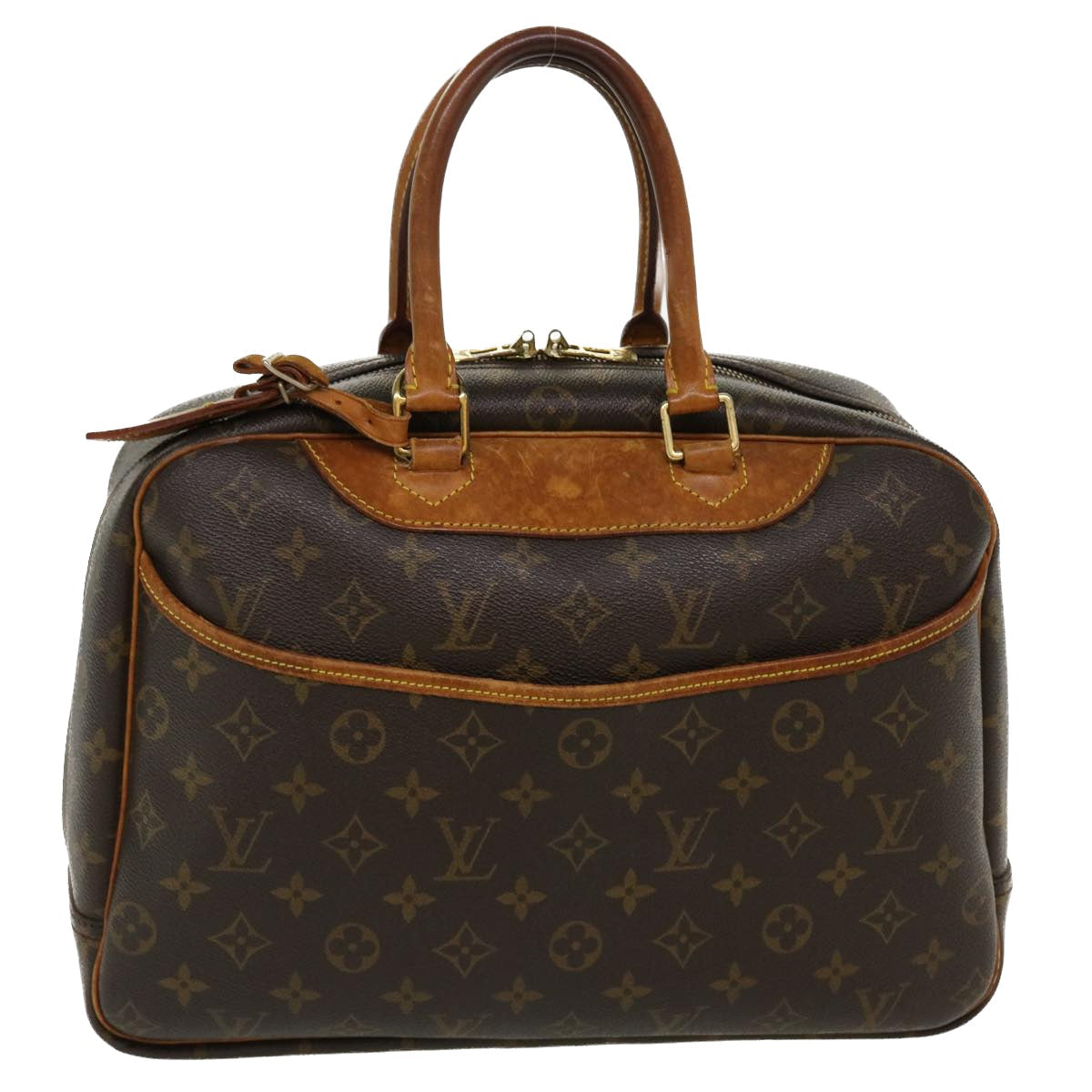 LOUIS VUITTON Monogram Deauville Hand Bag M47270 LV 37644
