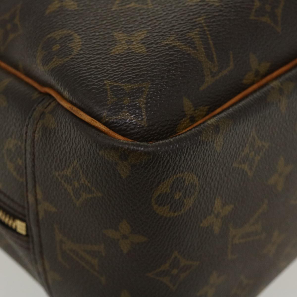 LOUIS VUITTON Monogram Deauville Hand Bag M47270 LV 37644