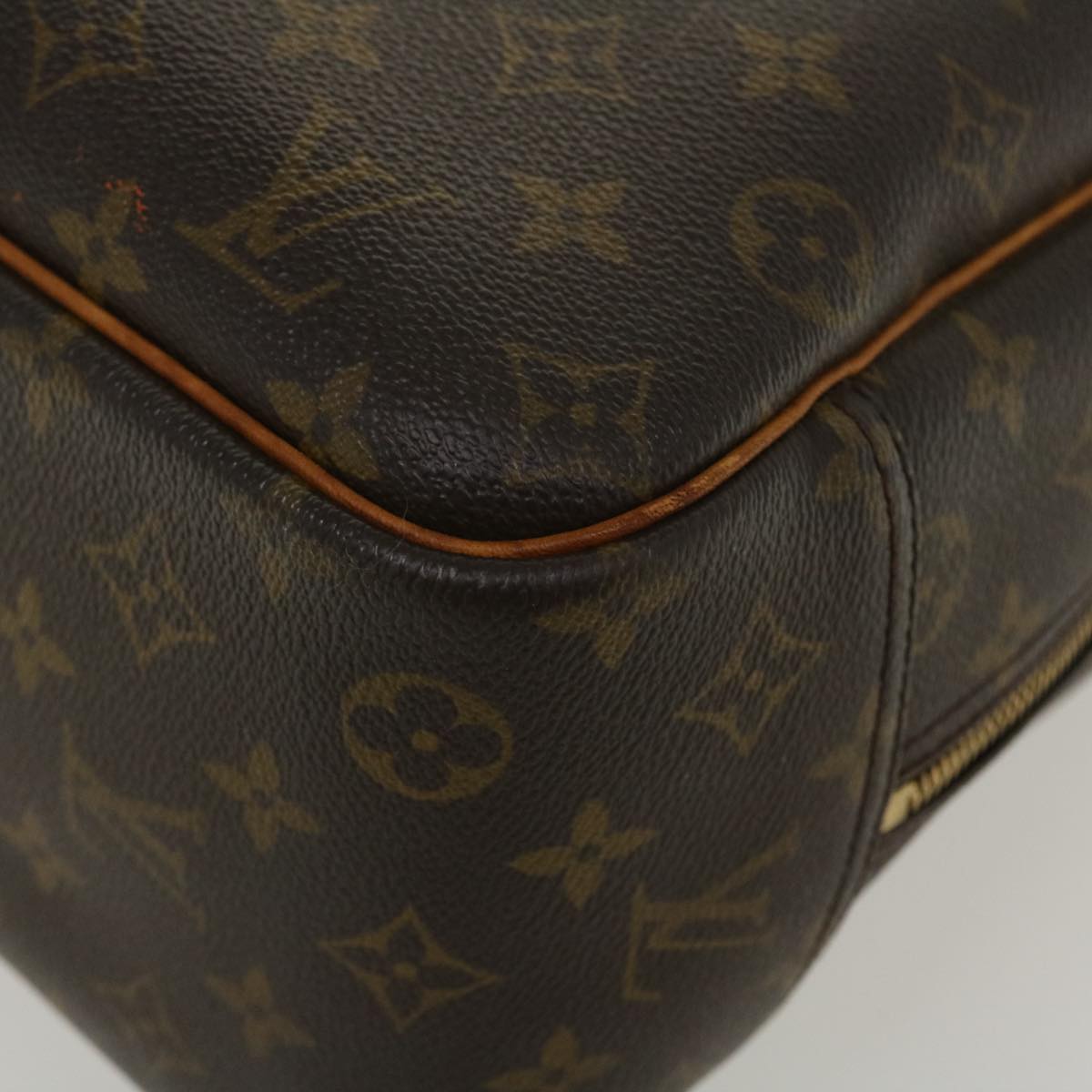 LOUIS VUITTON Monogram Deauville Hand Bag M47270 LV 37644