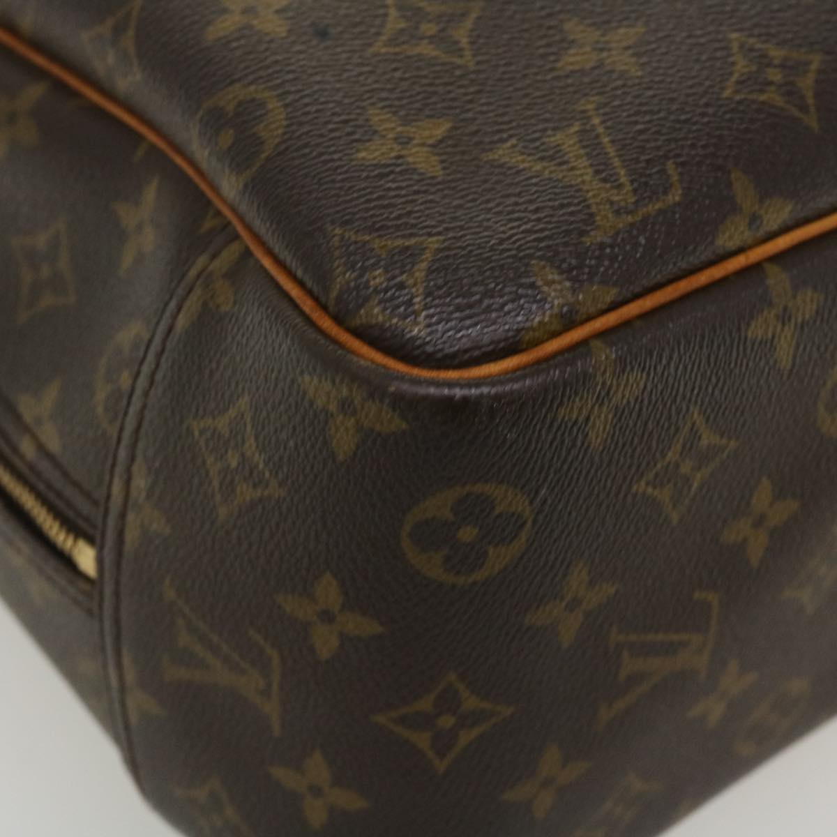 LOUIS VUITTON Monogram Deauville Hand Bag M47270 LV 37644